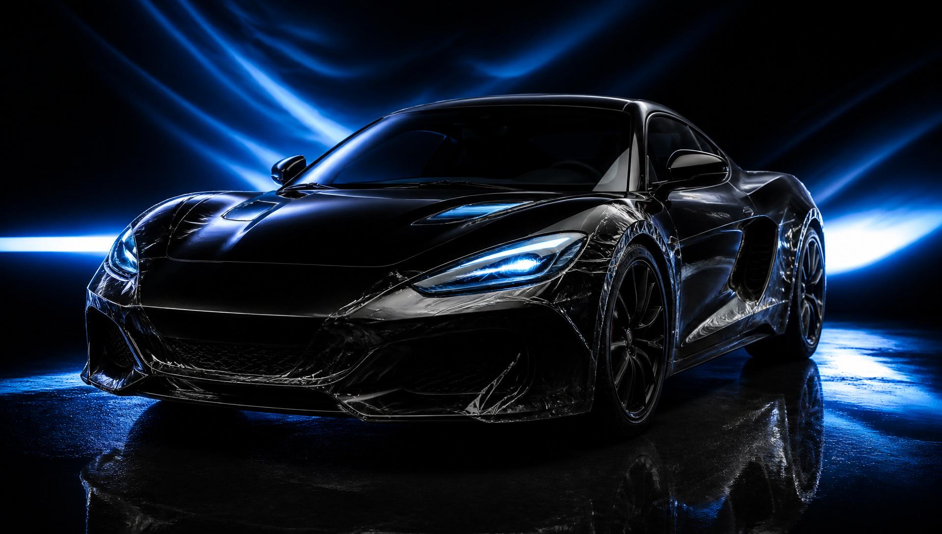 Luxury car protected by Magnus Pro paint protection film